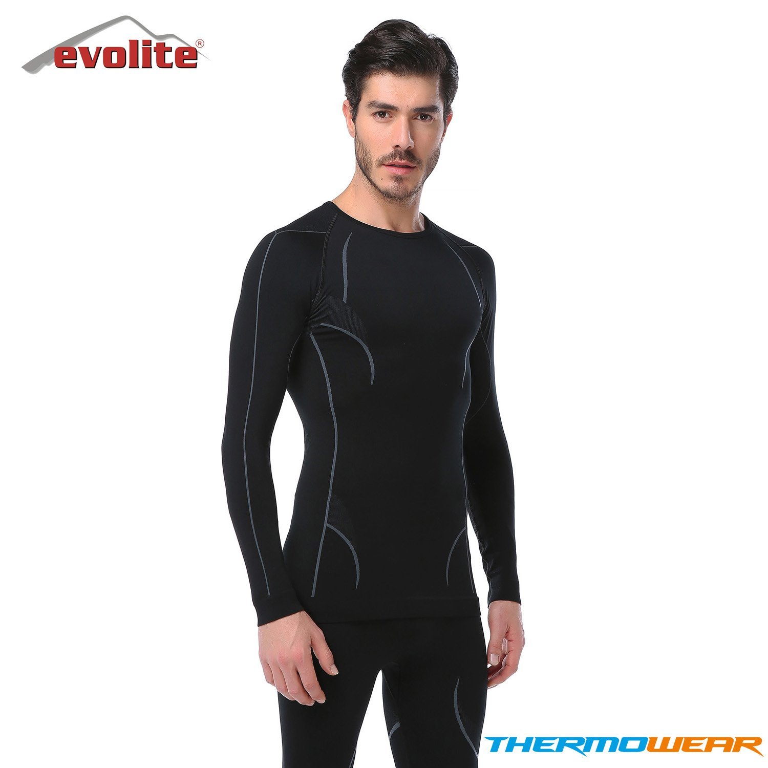 Evolite Men’s Thermowear Top Baselayer S-M